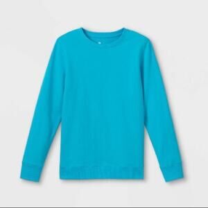 All In Motion Boys Blue Pullover Crewneck Sweatshirt NWT Sz  XL